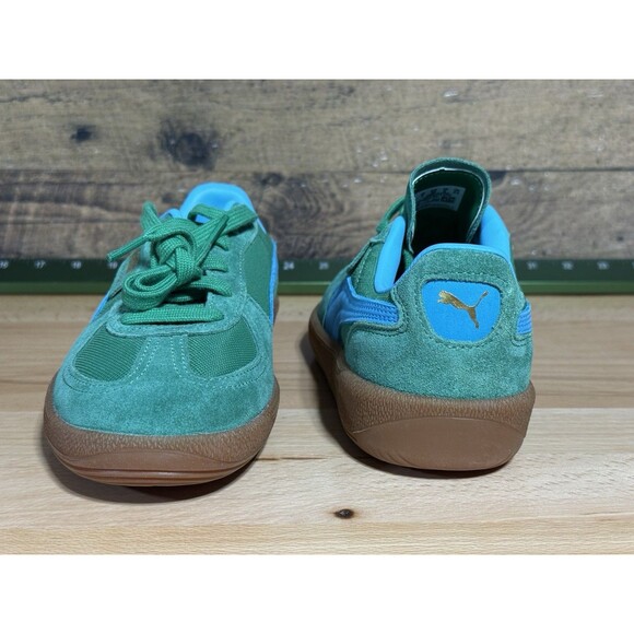 ?NEW-PUMA Palermo Vintage Update Lace Up  Mens Green Sneakers Casual Shoes 6 main image 8